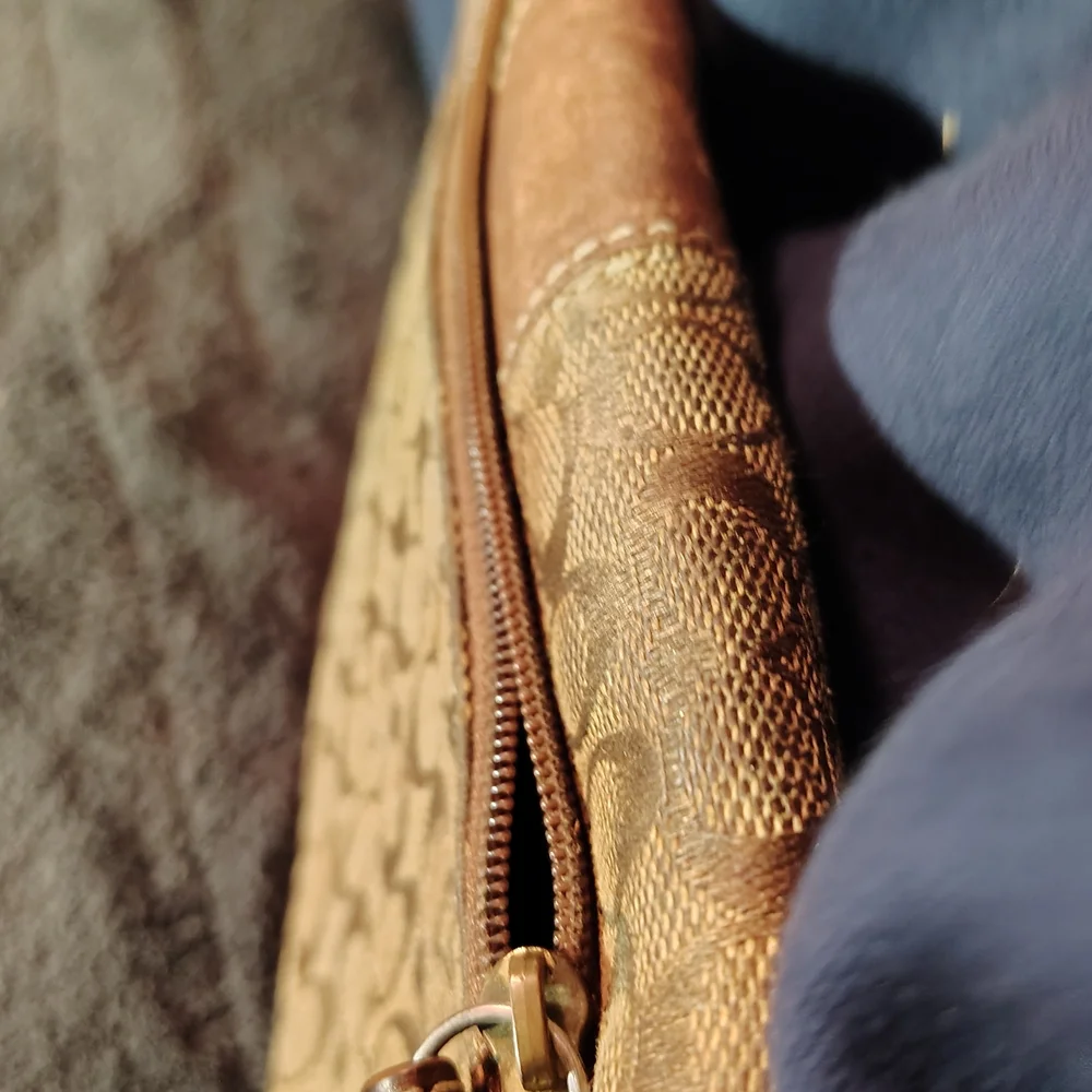 Coach Brown Signature Clutch, Rehab Project!!! - Picture 3 of 6